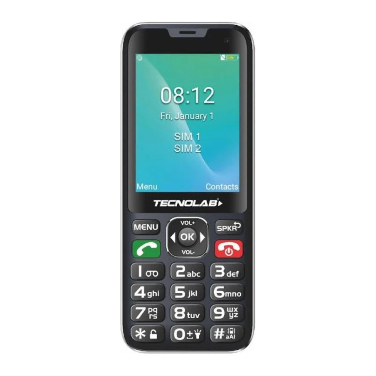 Celular Senior Tecnolab Tl487bk Telefono Adulto Mayor