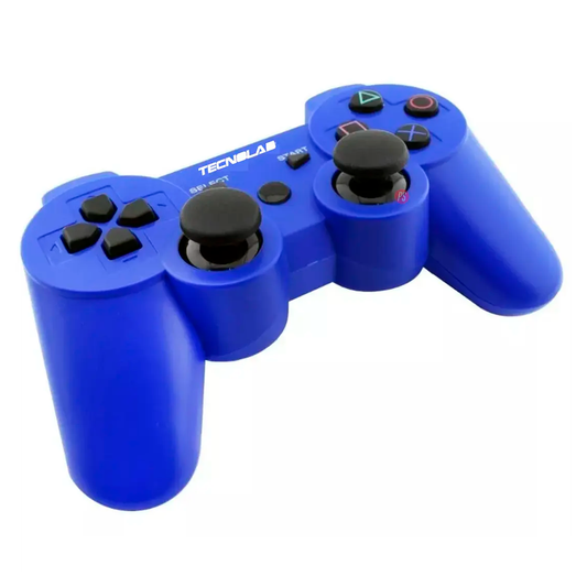 Control Joystick Bluetooth Tecnolab Para Ps3 Azul