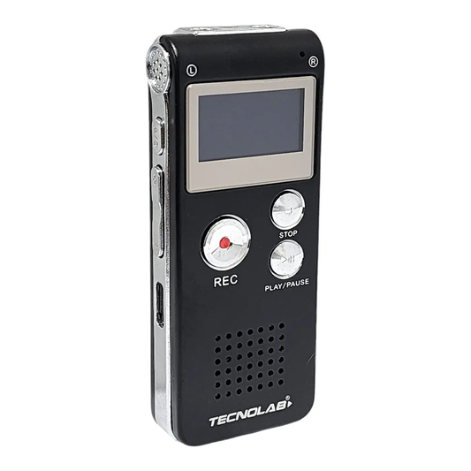 Grabadora De Voz Digital 8 Gb Tecnolab TL666 Negro