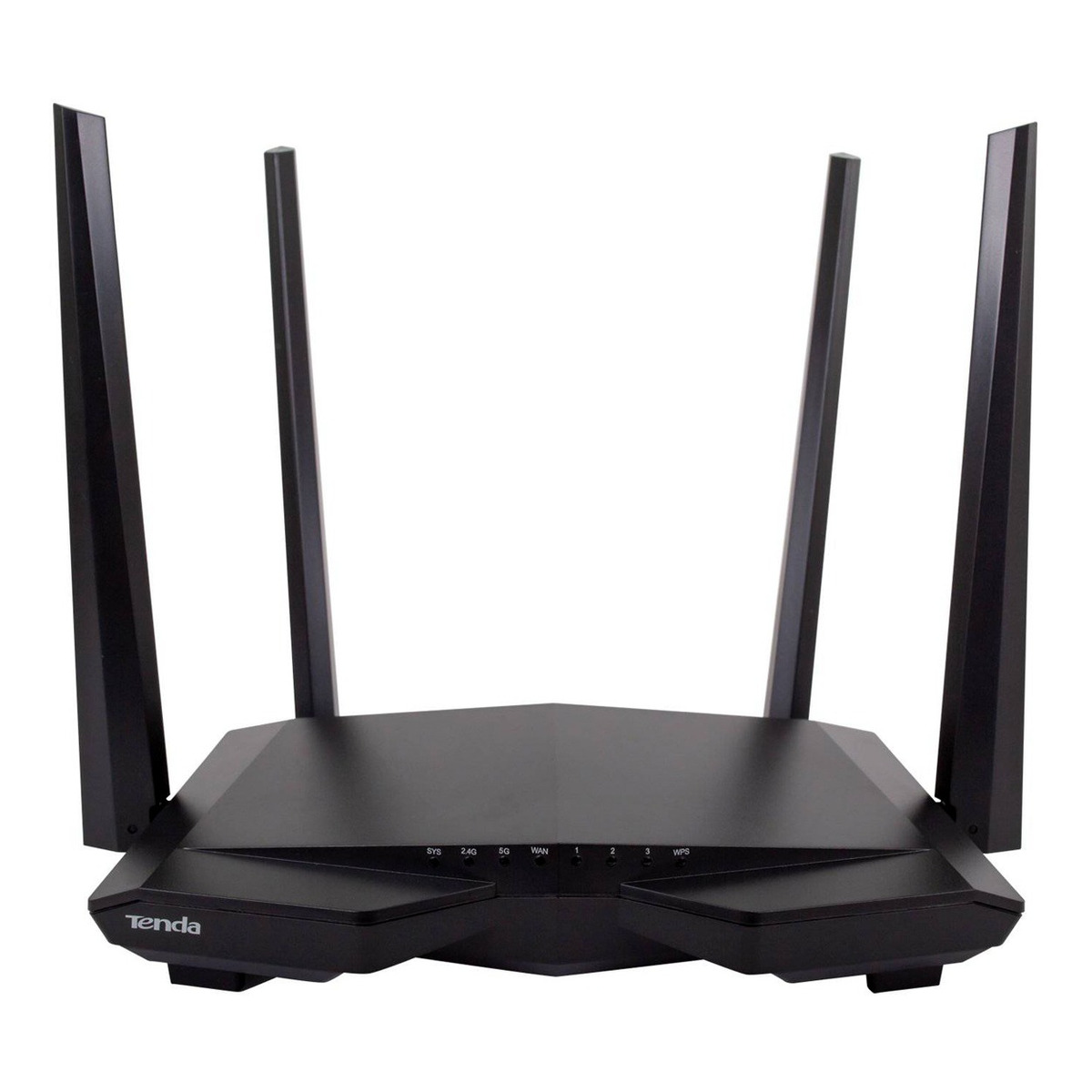 Router Wifi Tenda Ac6 Doble Banda 4 Antenas Inteligente Negro – imagen 2