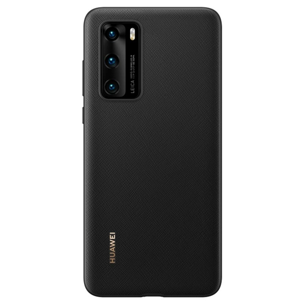 Huawei P40 Pro Carcasa PU Original Negro