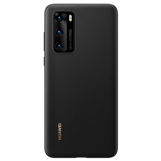 Huawei P40 Pro Carcasa PU Original Negro