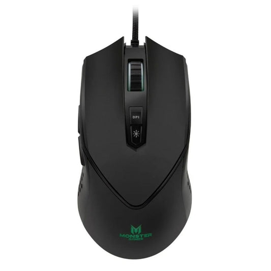 Mouse Gamer Monster Thunderstorm Rgb 6400dpi Negro