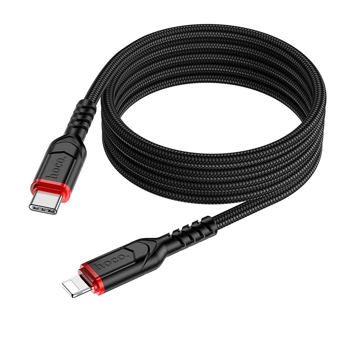 Cable Tipo C a Lightning Hoco X59 Negro – imagen 2