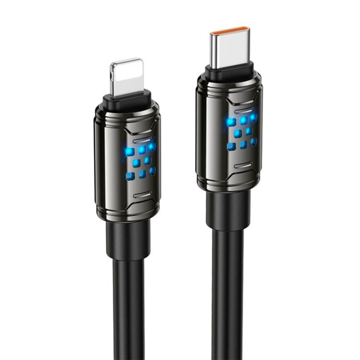 Cable Tipo C Para Lightning Hoco U143 1,2 Metro Negro
