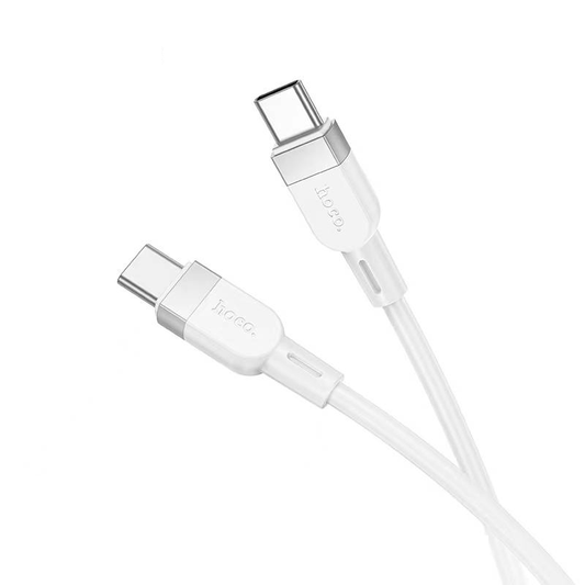 Cable Tipo C a Tipo C Hoco X109 60w 1m Energy Blanco