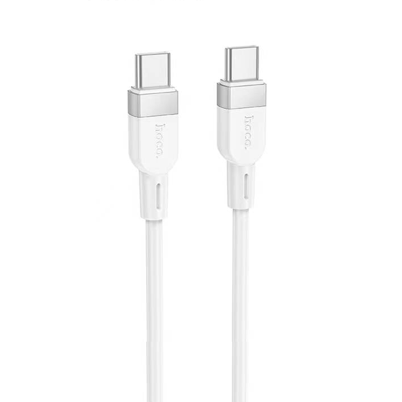 Cable Tipo C a Tipo C Hoco X109 60w 1m Energy Blanco – imagen 2