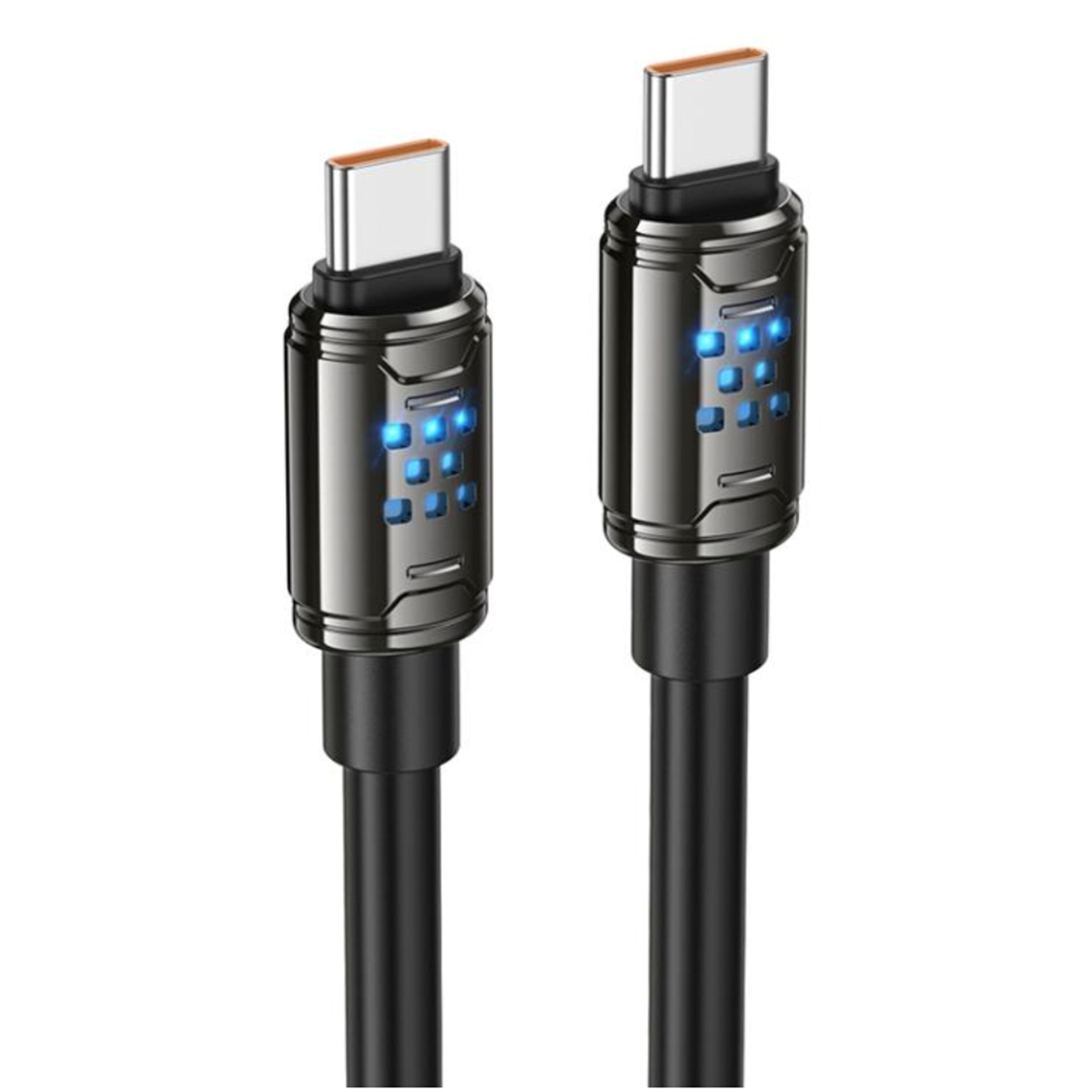 Cable Tipo C a Tipo C Hoco U143 1,2 Metro Negro