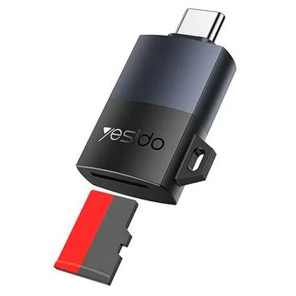 Adaptador Lector Tarjeta Tipo C Yesido Gs37 Negro