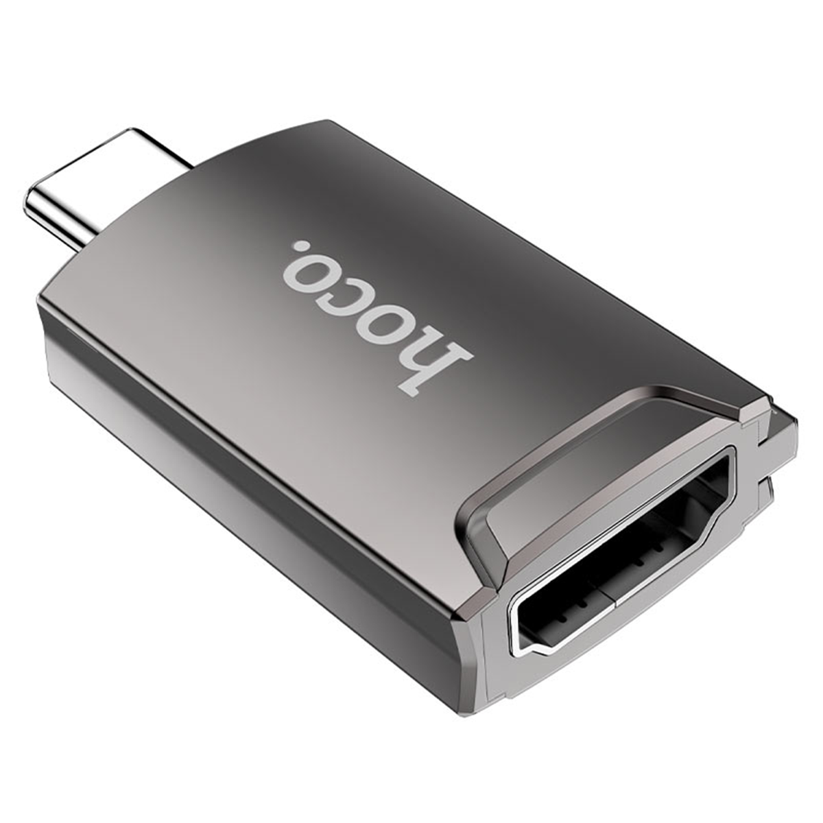 Adaptador Tipo C a HDMI Hoco Ua19 Gris
