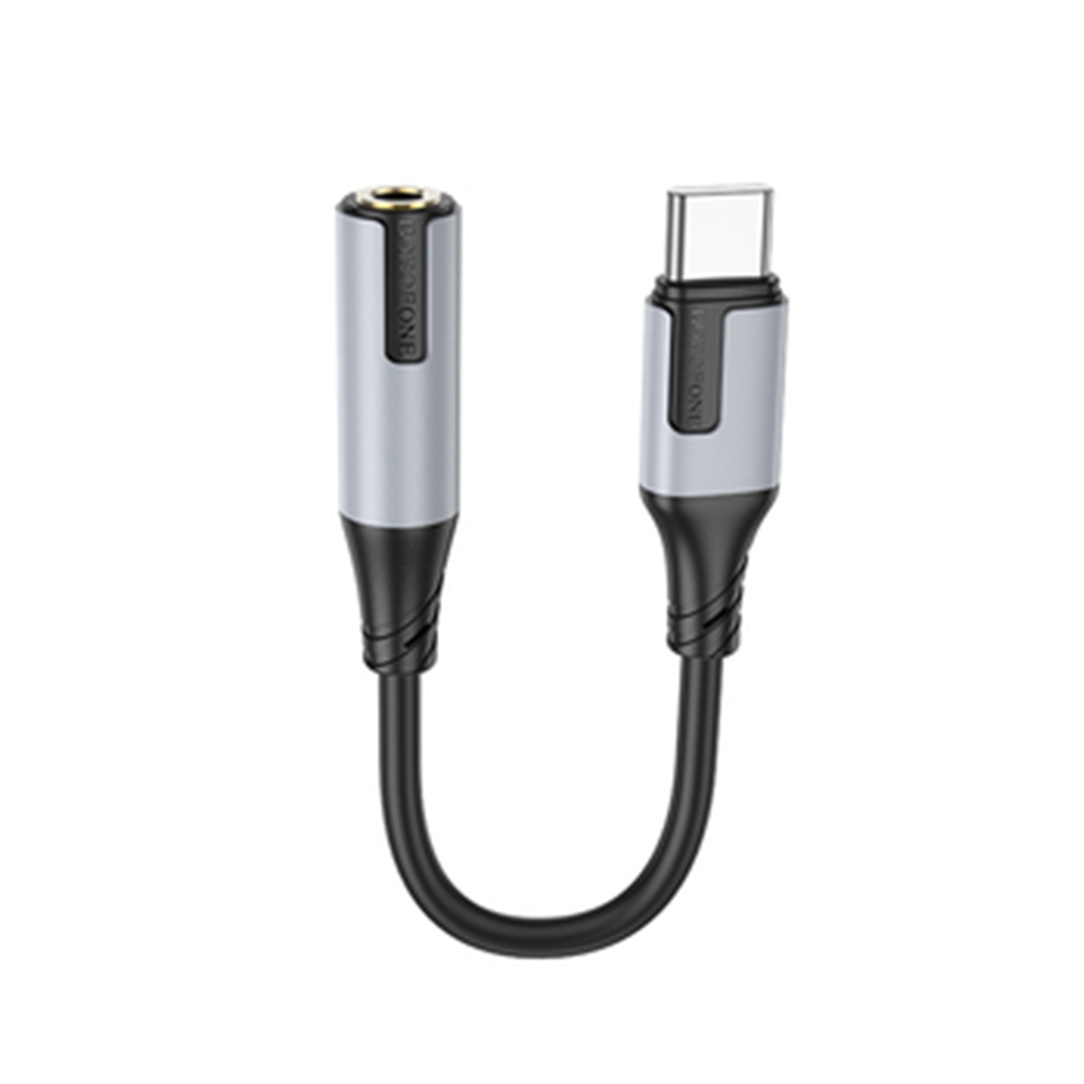 Adaptador Tipo C a Jack 3.5mm Borofone Bv19 Negro
