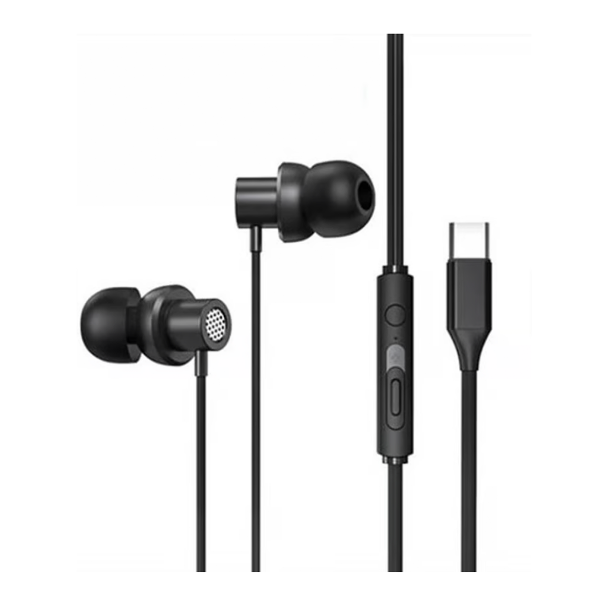 Audífonos In Ear Lenovo Tw13 Cable Tipo C Negro