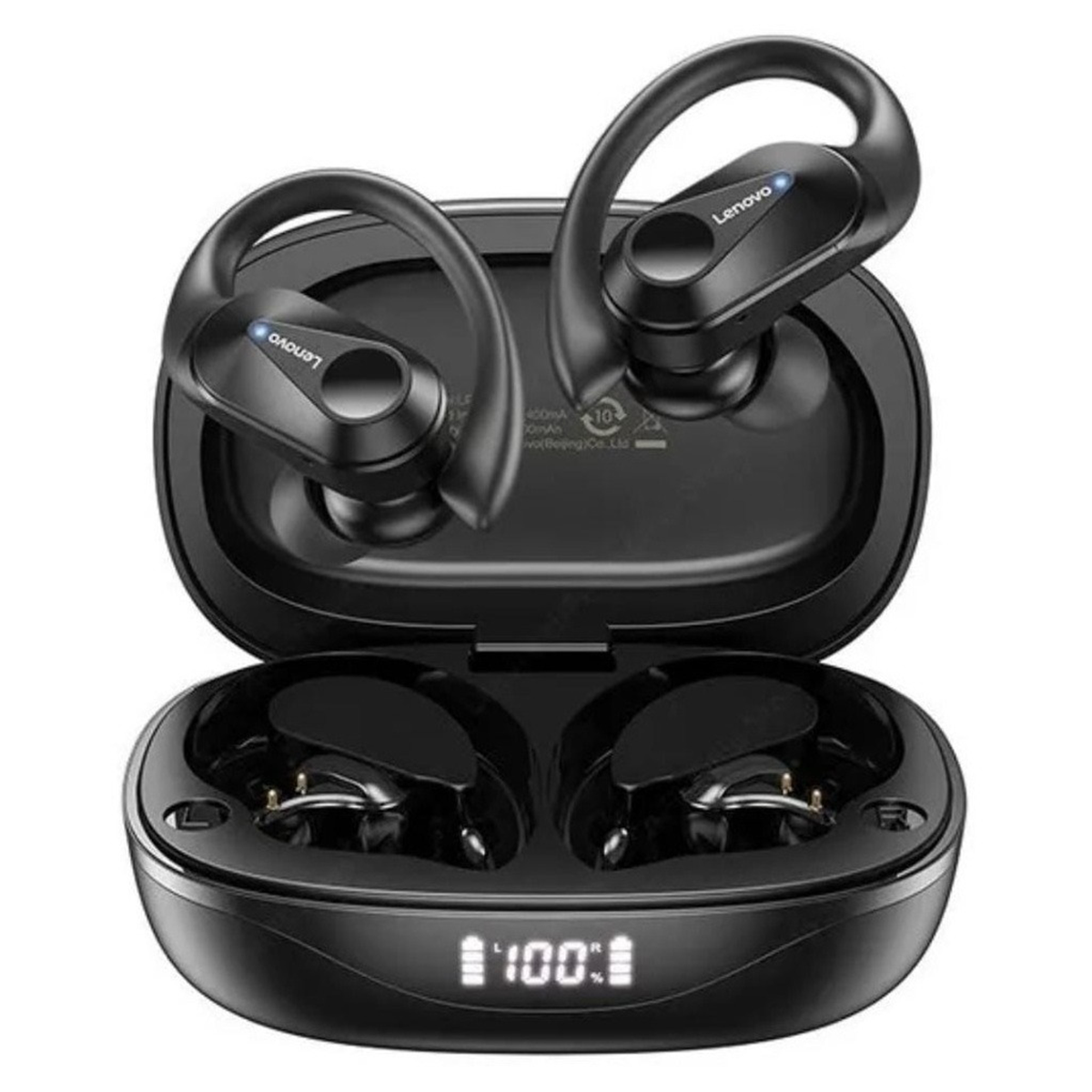 Audífonos In Ear Bluetooth Lenovo Lp75 Negro