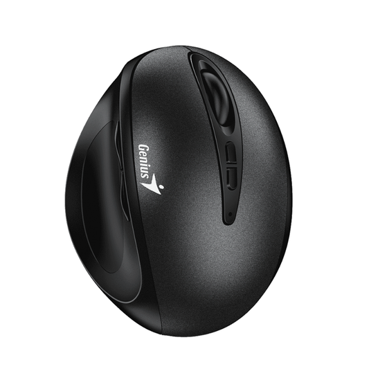 Mouse Inalámbrico Vertical Genius Ergo 8300s Negro