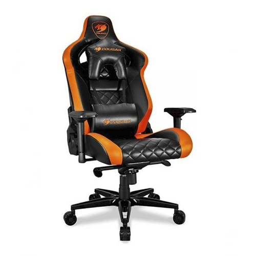 Silla Gamer Profesional Cougar Armor Titan Negro Naranjo