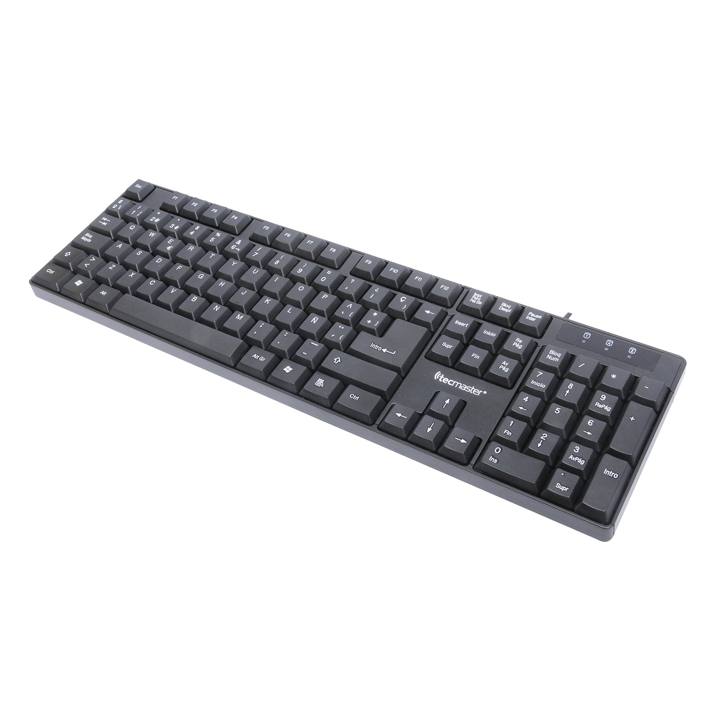 Teclado Tecmaster Cableado Usb TM-100509 Negro – imagen 3