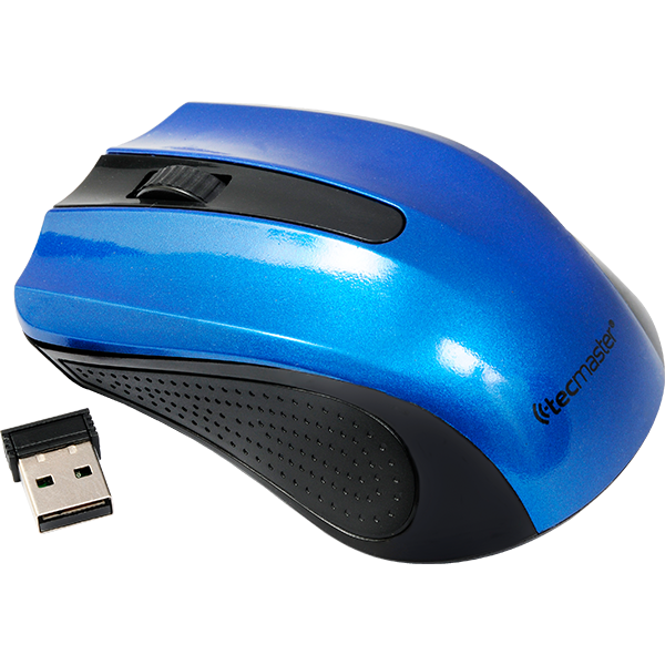 Mouse Tecmaster Inalambrico TM-100514 Azul – imagen 2