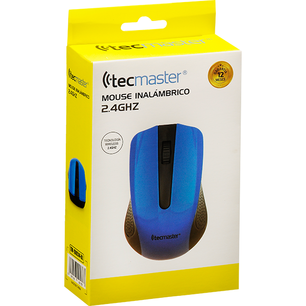 Mouse Tecmaster Inalambrico TM-100514 Azul – imagen 3