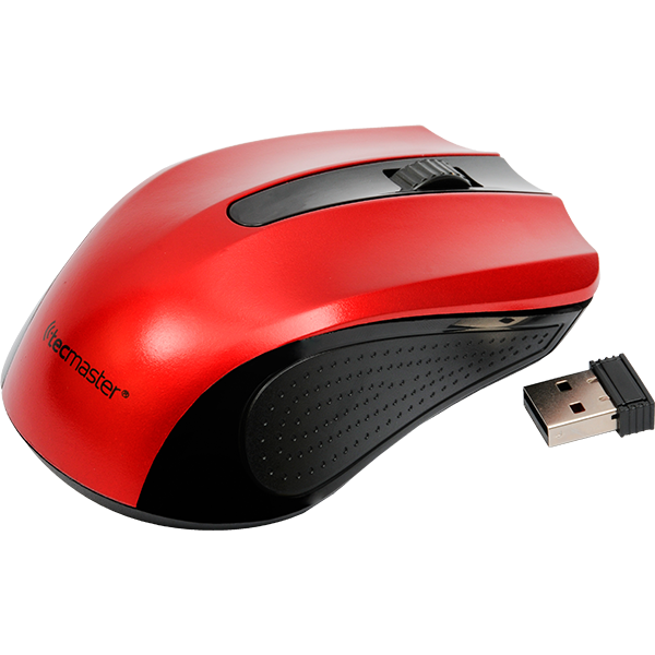 Mouse Tecmaster Inalambrico TM-100514 Rojo – imagen 2