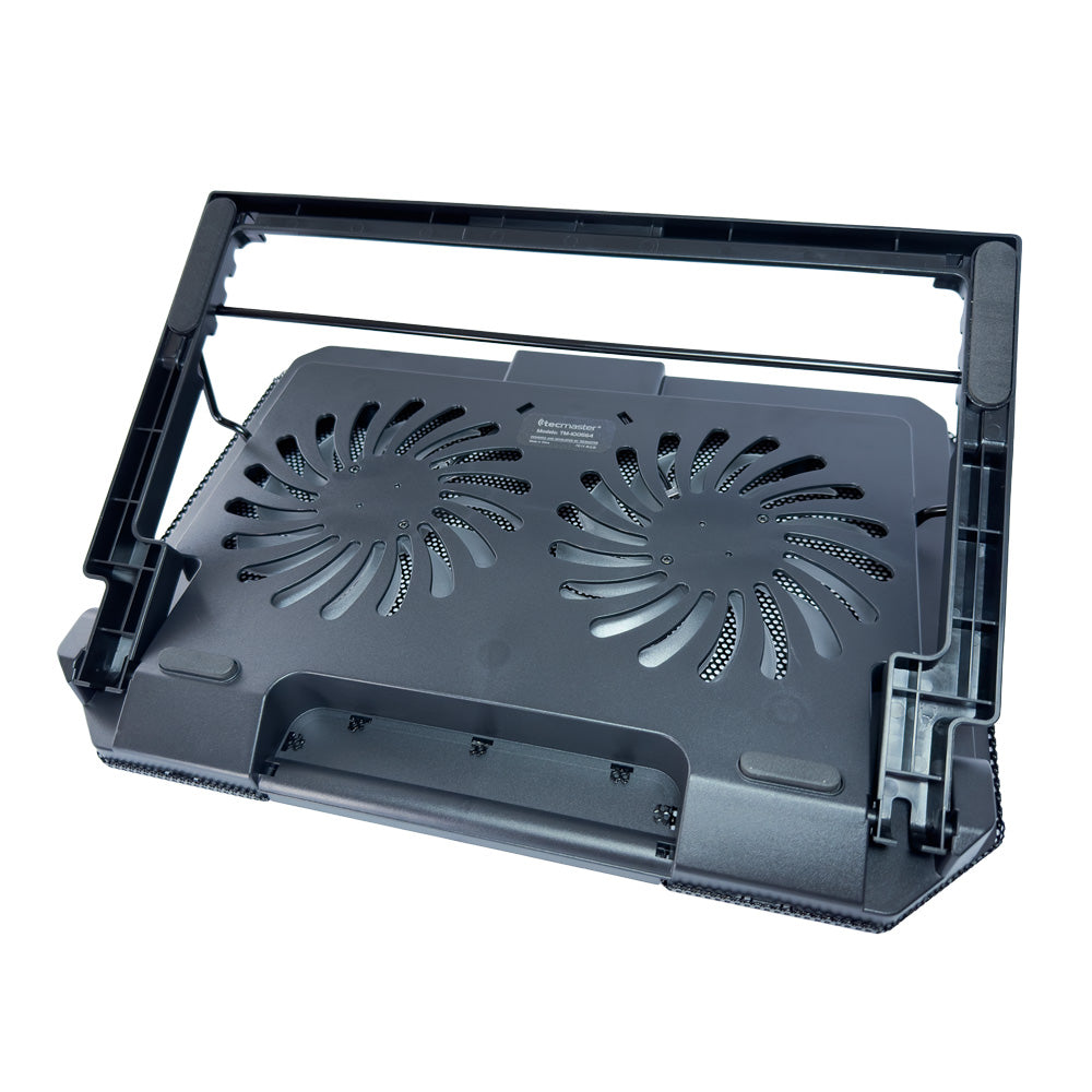 Soporte Ventilador Base Cooler Dual Tecmaster Tm-100564 Negro – imagen 2