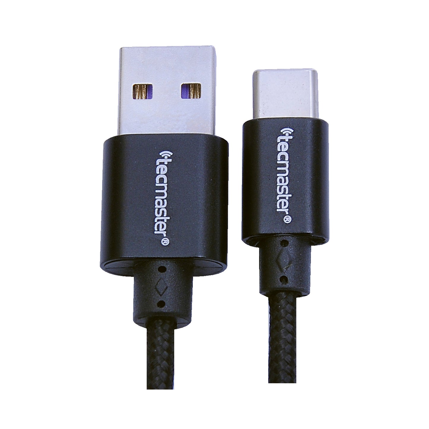 Cable Tecmaster Tipo C 2,5 Metros Reforzado Negro – imagen 2