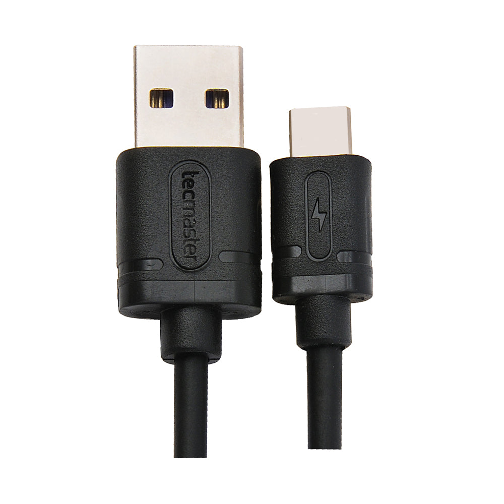 Cable Tecmaster Tipo C 2,5 Metros Negro – imagen 2