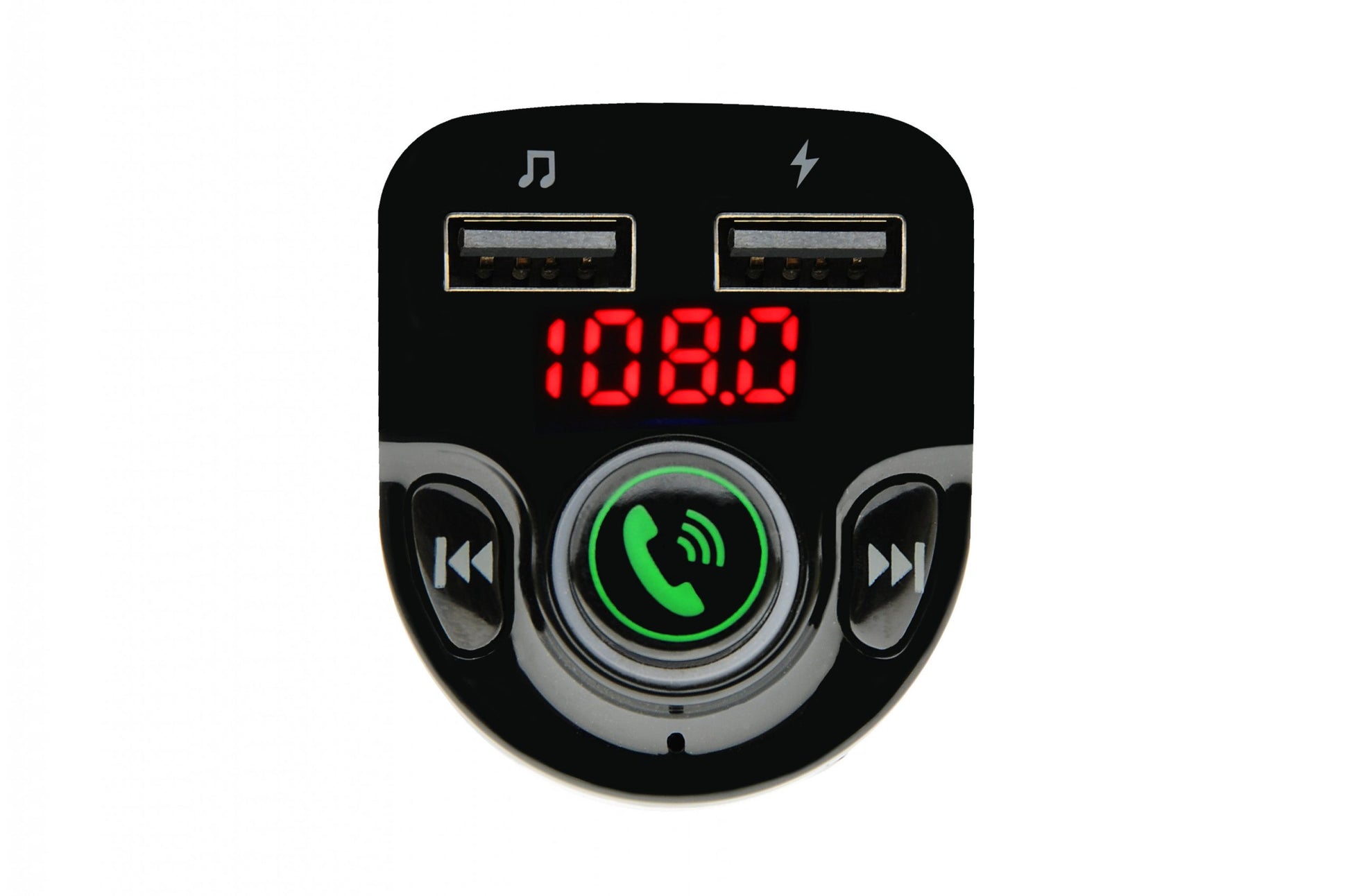 Transmisor Fm Radio Bluetooth Auto Tecmaster Negro – imagen 3