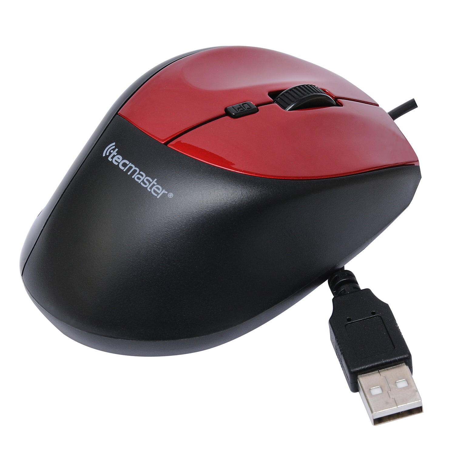 Mouse Tecmaster Usb Tm-MO360 Rojo – imagen 3
