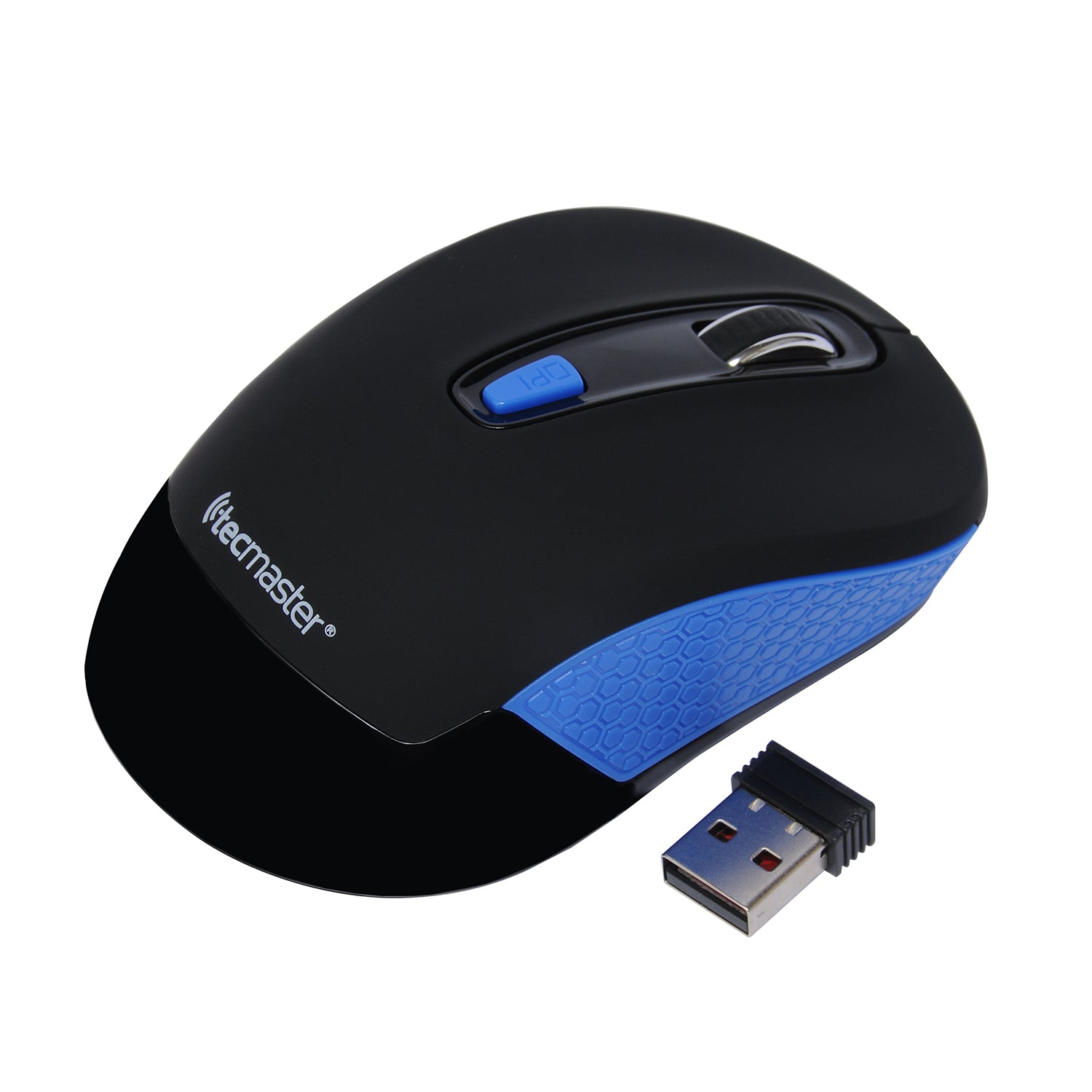 Mouse Tecmaster Inalambrico Tm-MO382rg Azul – imagen 3