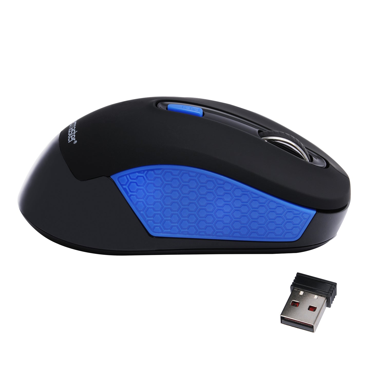 Mouse Tecmaster Inalambrico Tm-MO382rg Azul – imagen 2
