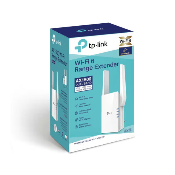 Extensor De Red Wi-Fi AX1500 Tp-link RE505X Wifi 6 Blanco – imagen 3