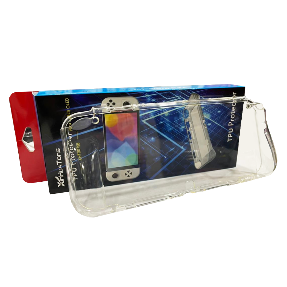 Carcasa Protectora Tpu Nintendo Switch Oled Transparente – imagen 4