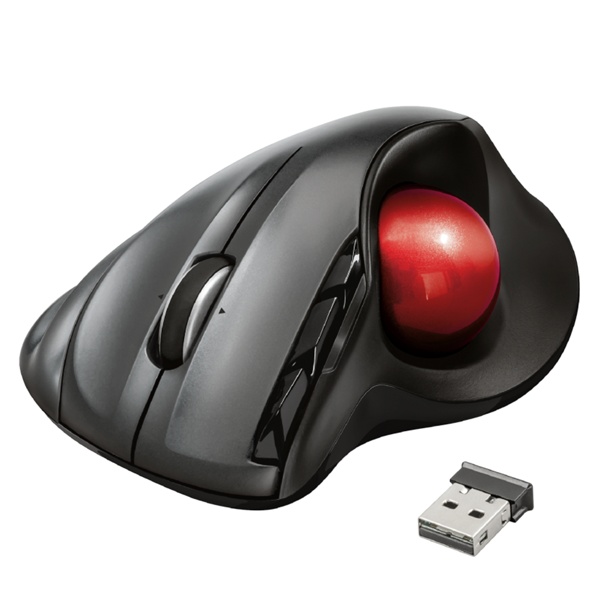 Mouse Inalámbrico Trust Trackball Sferia Negro