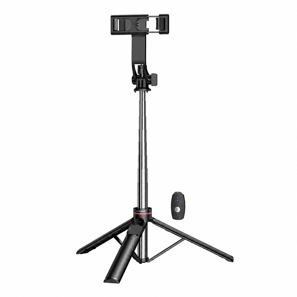 Selfie Stick Trípode Borofone BY15 2 en 1 con Control Negro