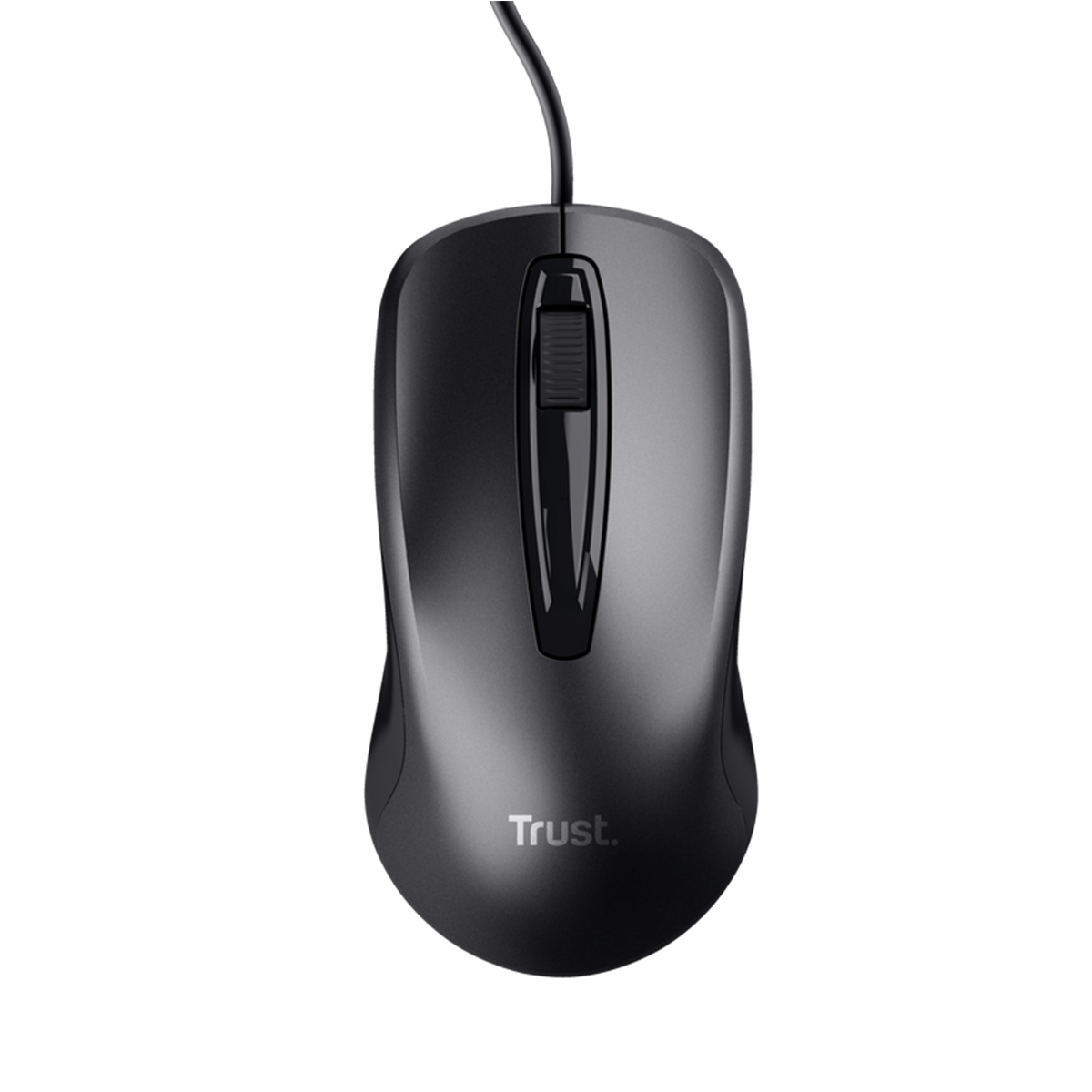 Mouse Trust Carve Alambrico Negro