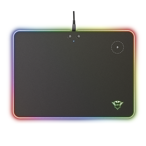 Mousepad Gamer Trust Gxt 750 Qlide Rgb Con Carga Inalámbrica