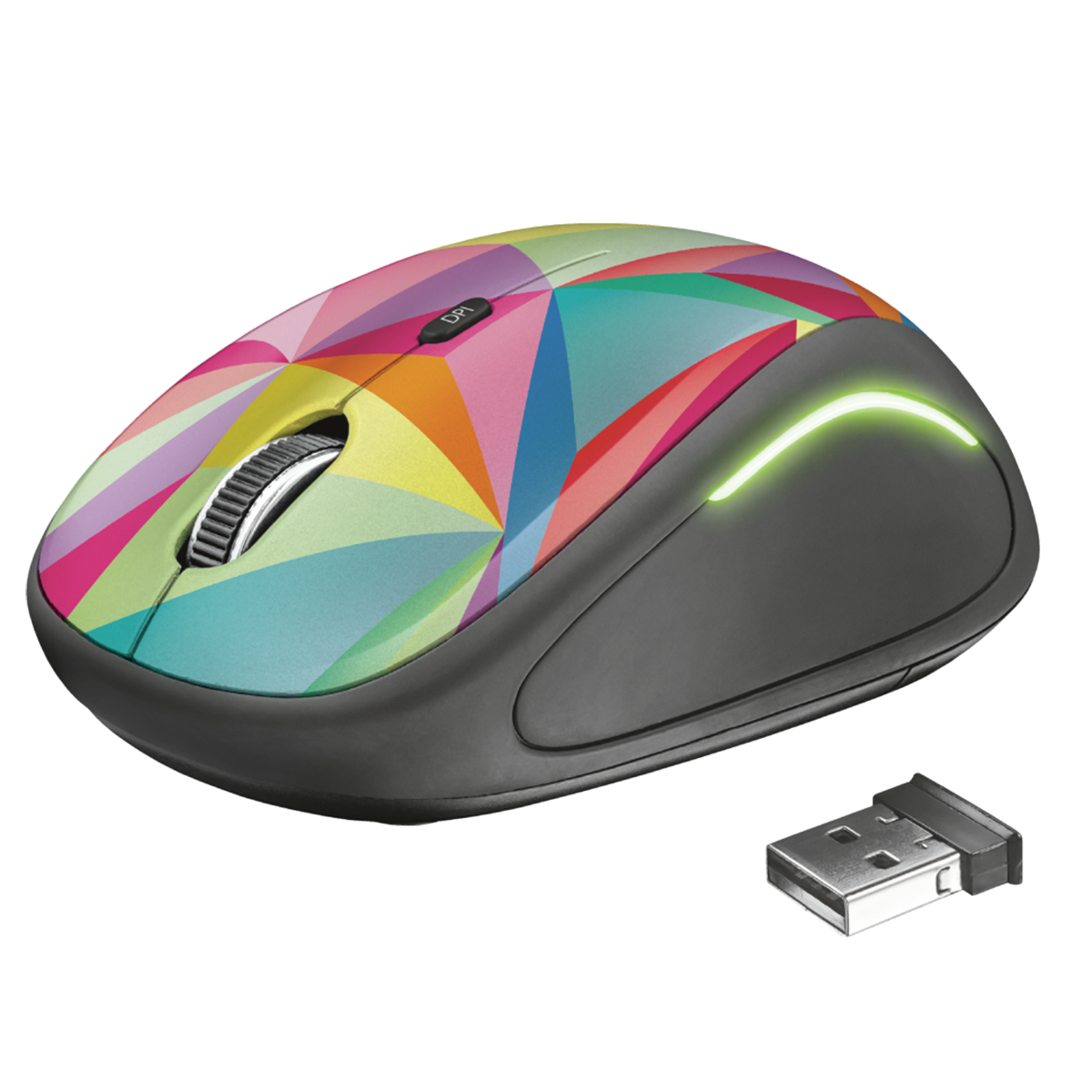 Mouse Inalambrico Trust Yvi Geometrica