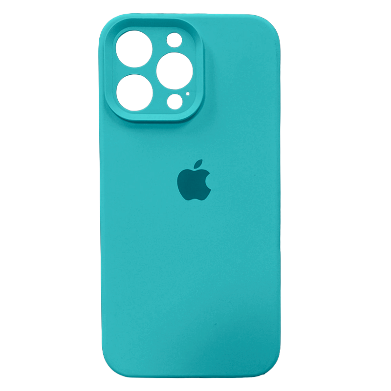 Carcasa Silicona Antideslizante Con Logo Iphone 14 Pro Max Colores – imagen 13