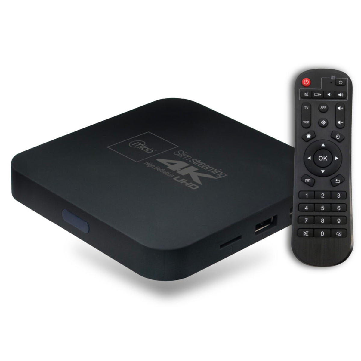 Android Tv Box Ip Smart Tv UHD 4K 2GB 16GB Microlab Negro