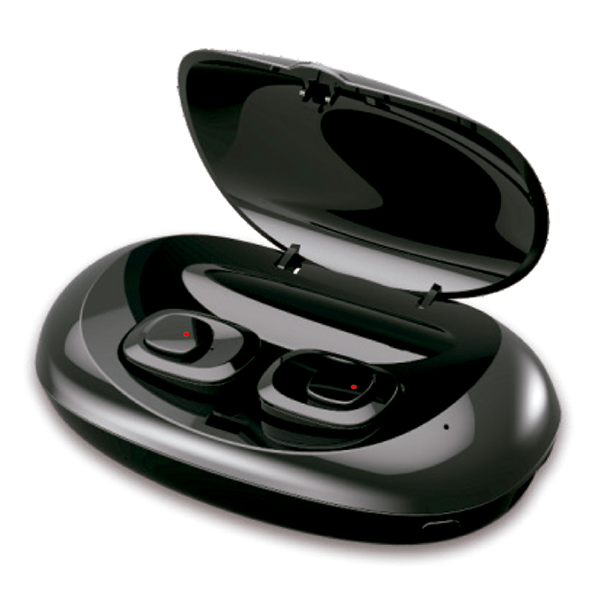 Audifonos Bluetooth Black Twins Microlab Negro