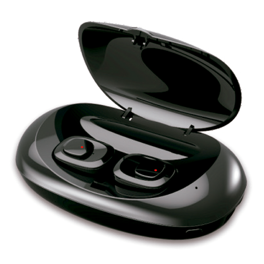 Audifonos Bluetooth Black Twins Microlab Negro