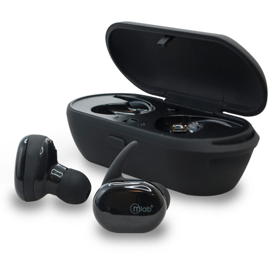 Audifonos Bluetooth Air Touch Twins Microlab In Ear 8534 Negro
