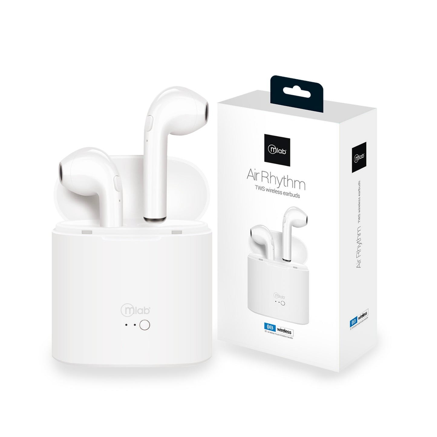 Audifonos Bluetooth Microlab Air Rhythm TWS Mod 8533 Blanco – imagen 2