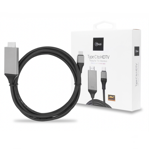 Cable Adaptador Tipo C a Hdmi 2 Metros Pc Smartphone