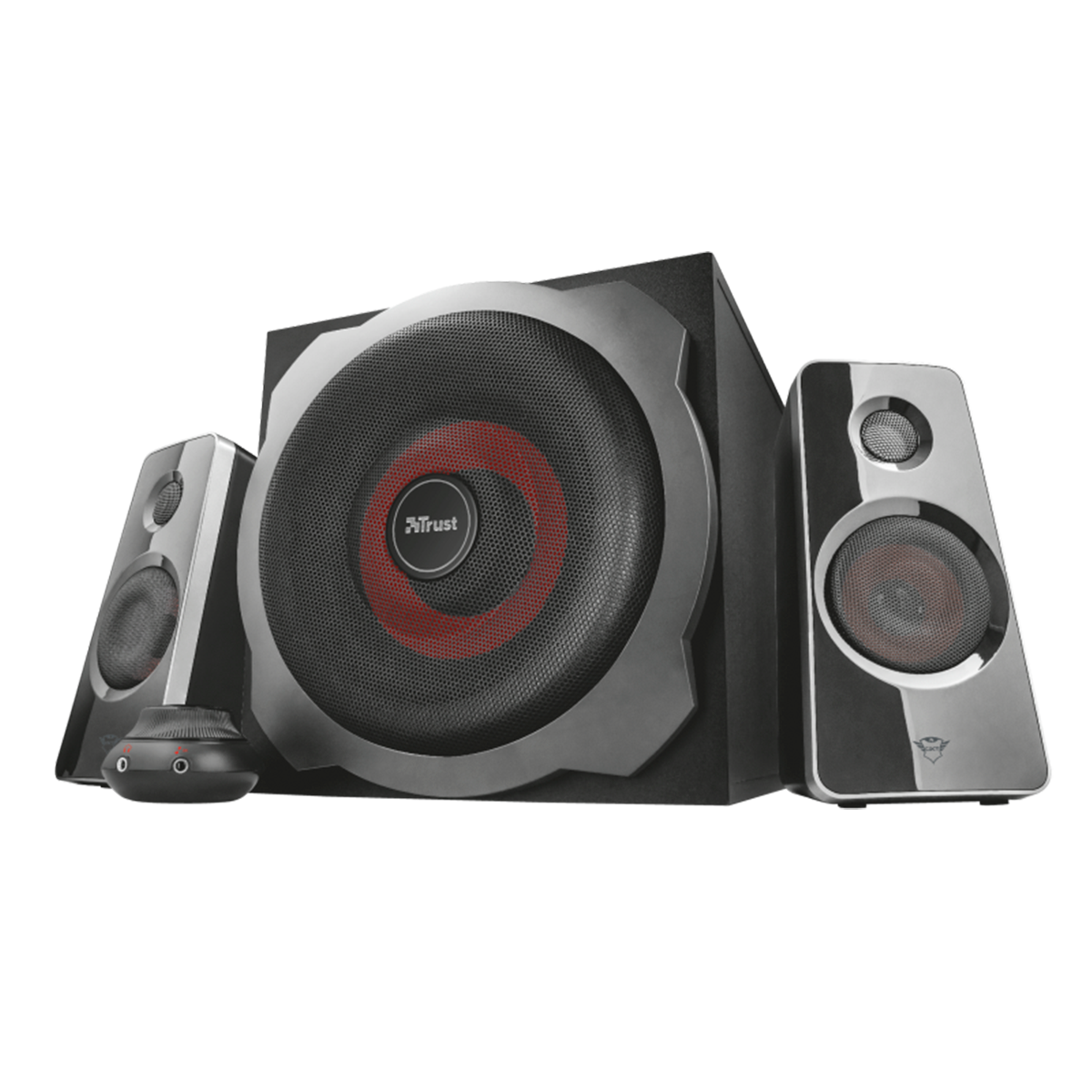 Parlante Subwoofer Trust Tytan 2.1 Gxt 38 Ultimate Bass Negro