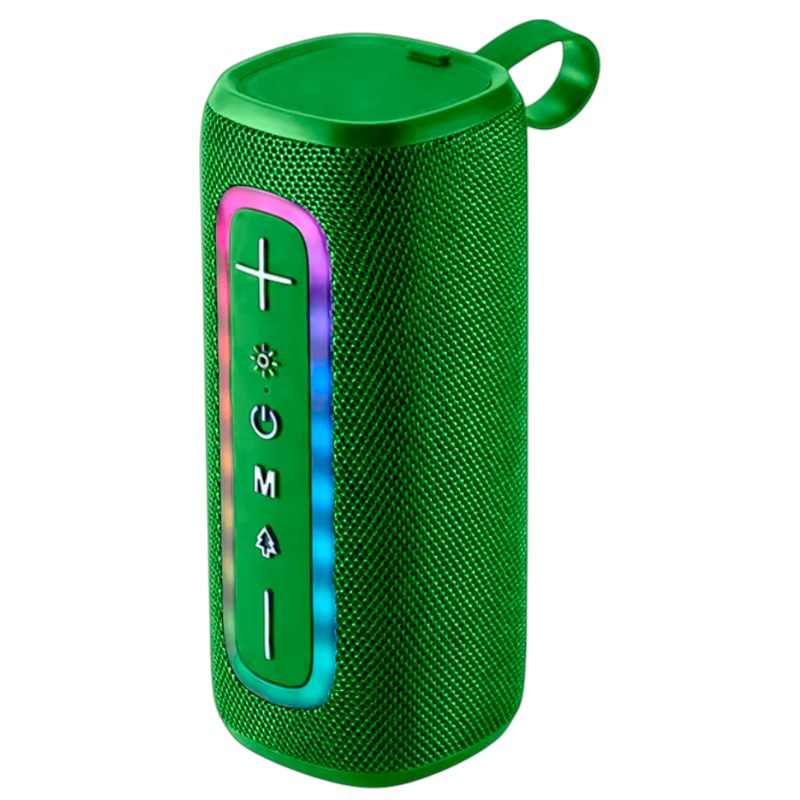 Parlante Bluetooth Motomo Illum Rgb Verde