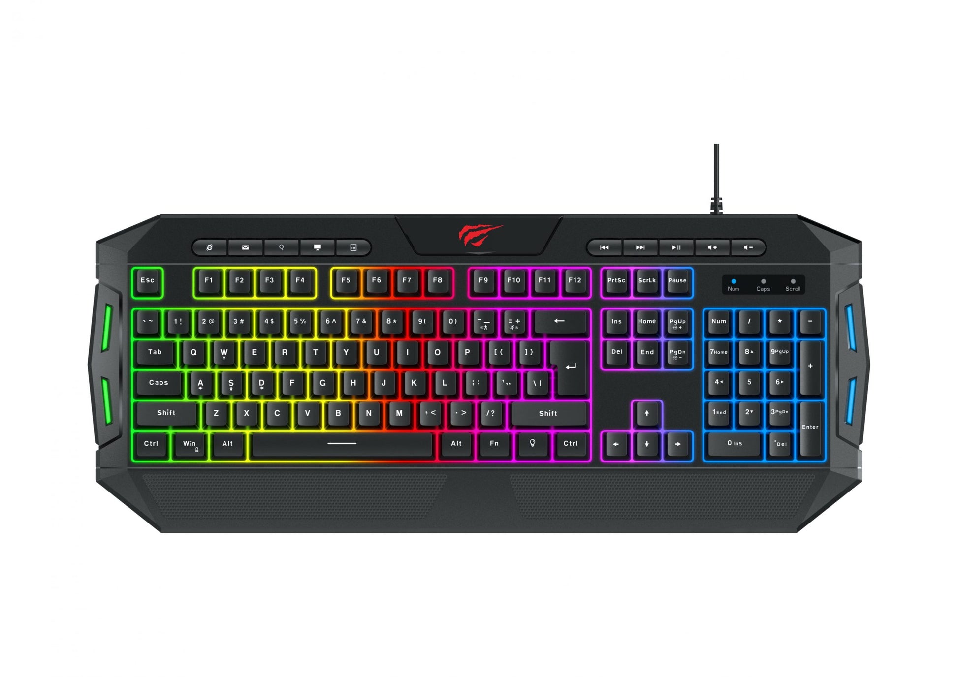Kit Gamer 4 en 1 Gamenote Kb501cm Teclado + Mouse + Audífonos + Mousepad – imagen 2