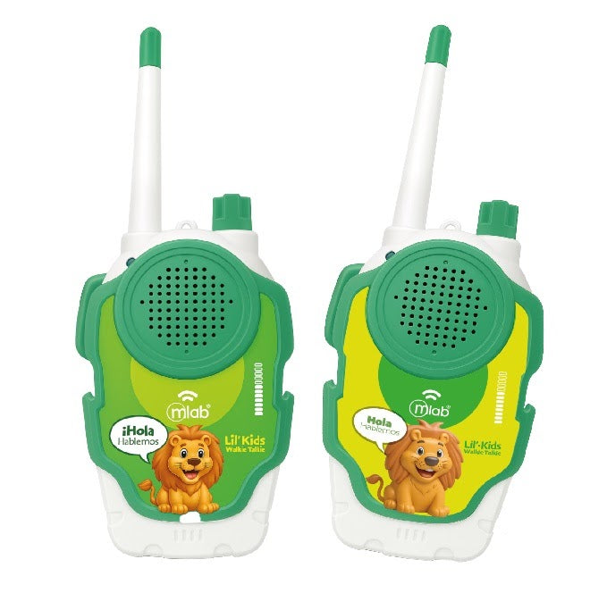 Kit 2 Radio Transmisor Walkie Talkie Niños Mlab Lil Kids 1 Canal