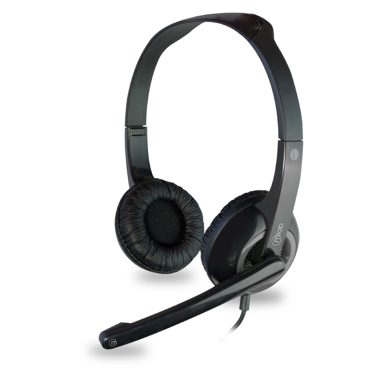 Audifono Con Microfono Talk Clear Microlab Negro – imagen 2