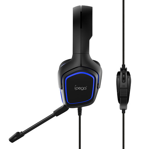 Audifono Gamer Ipega Pg-r006 Pc Ps4 Switch Xbox One Negro Azul – imagen 2